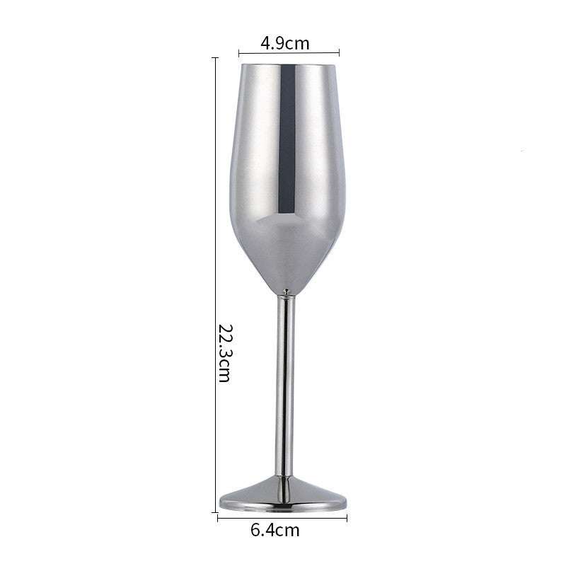 Tulip Wine Glass Stainless Steel