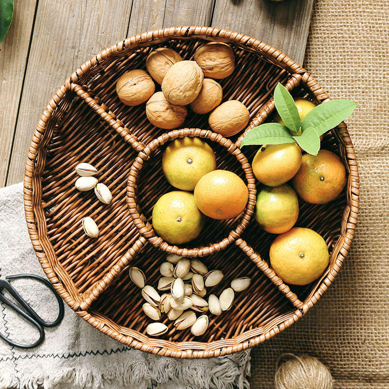 Divided Fruit Snack Plate