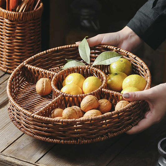 Divided Fruit Snack Plate