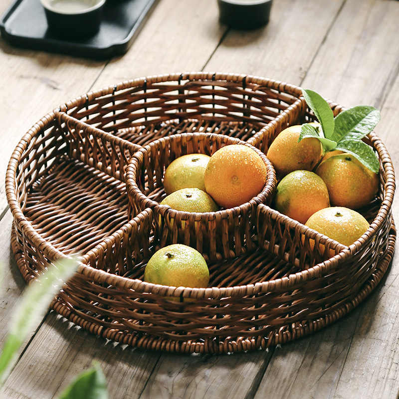 Divided Fruit Snack Plate