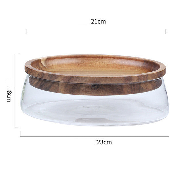 Household double glass nut plate