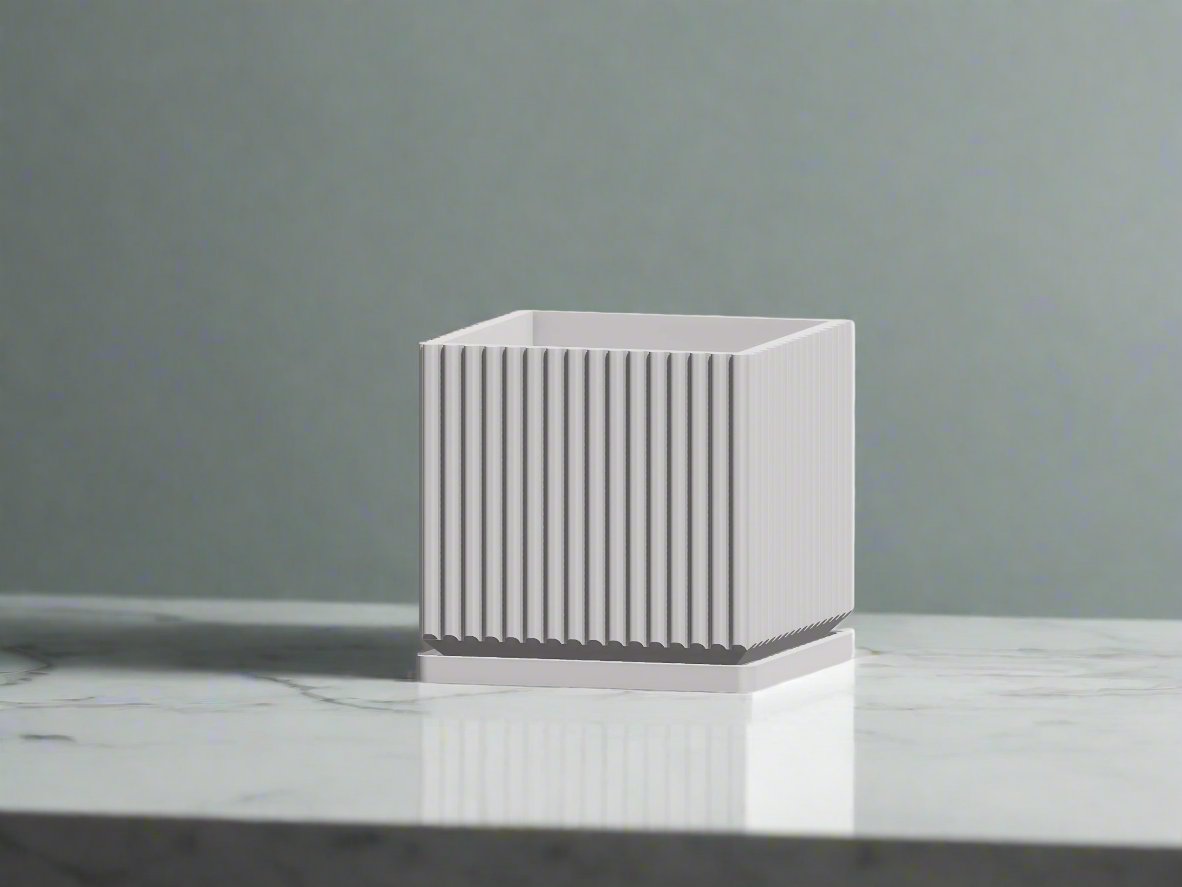 Desert Vista Planter Pot - Perfect Fit Drip Tray, Mesh Drainage