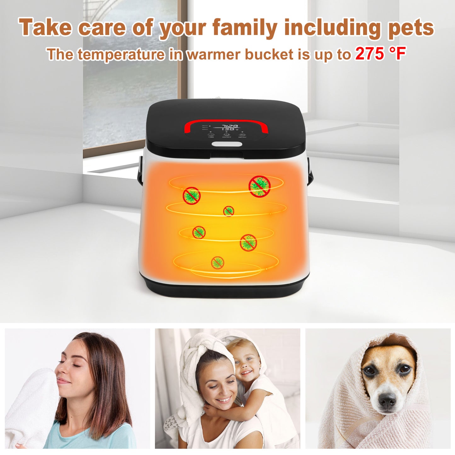 Towel Warmer Bucket