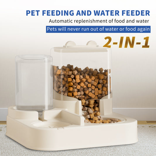 Automatic Pet Feed And Drinking Dispenser