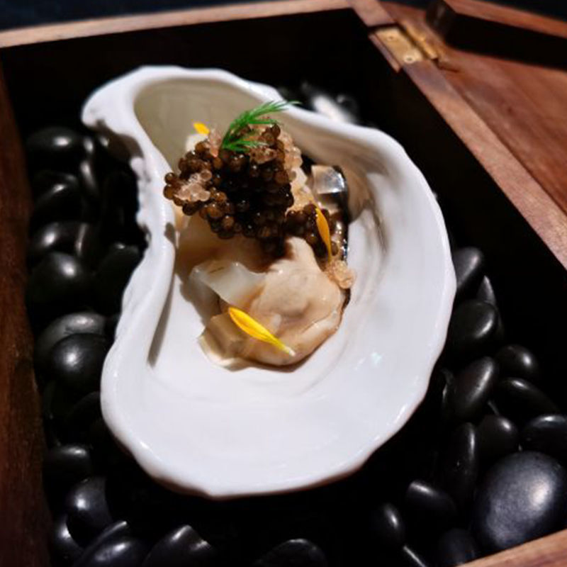 Ceramic Oyster Shell Plate