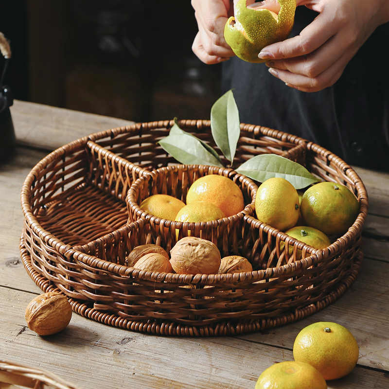 Divided Fruit Snack Plate