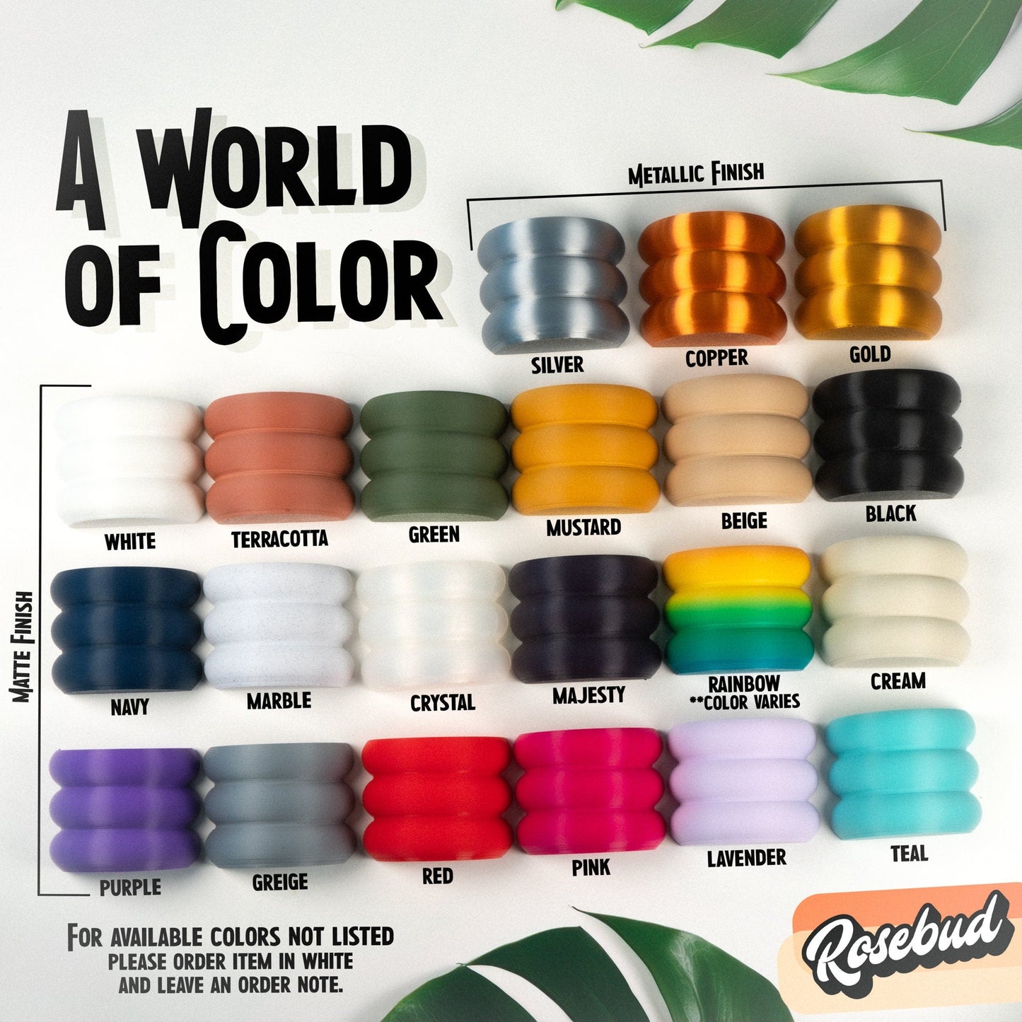 Ribbed Bubble Plant Pot With Drainage and Saucer