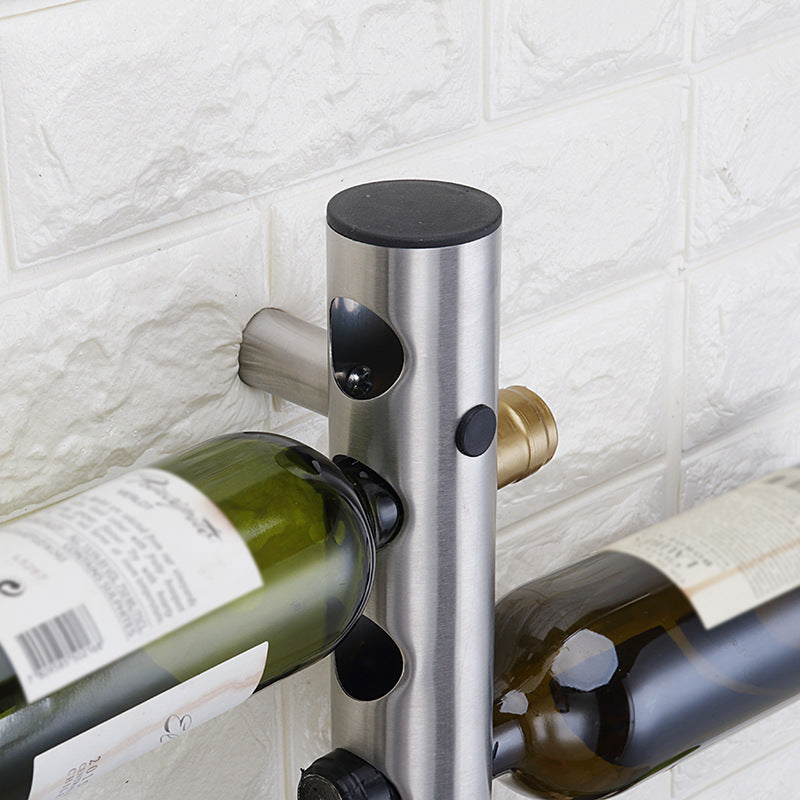 Creative Tubular Wall-Mounted Wine Rack