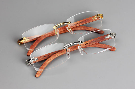 Wooden Frame Stylish Glasses