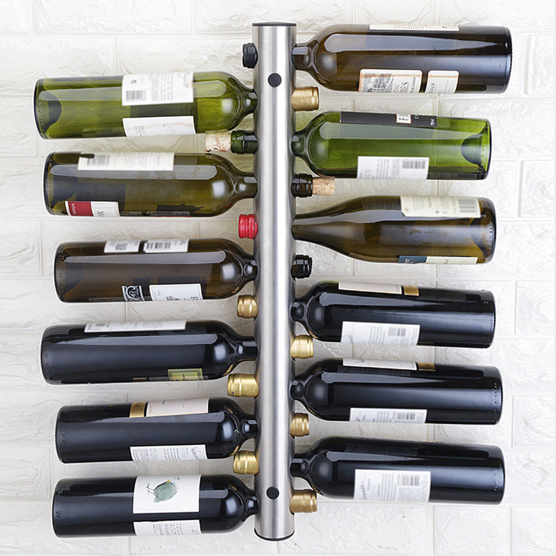 Creative Tubular Wall-Mounted Wine Rack