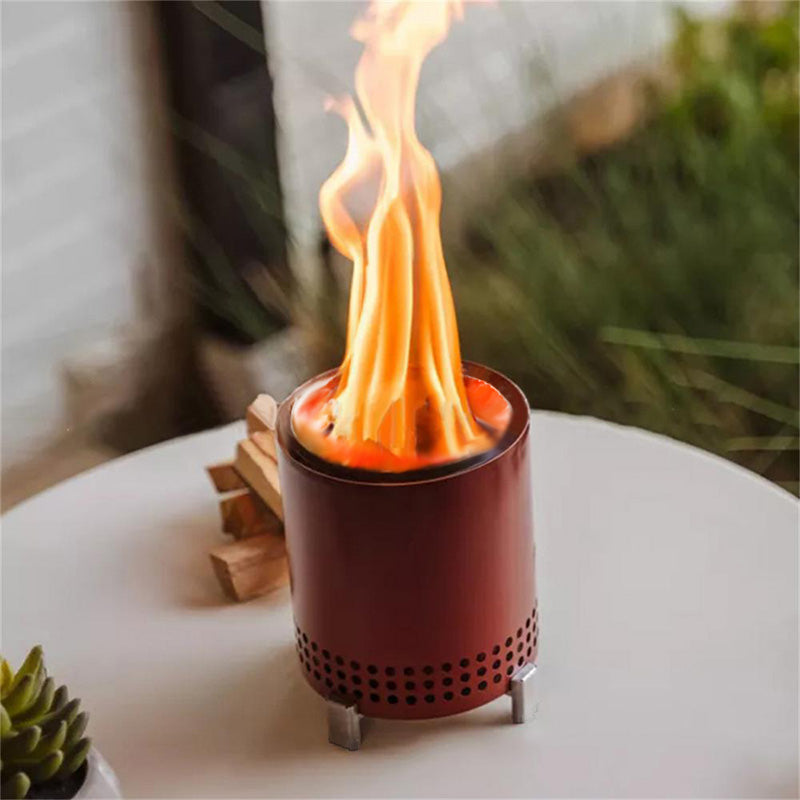 Portable Outdoor Tabletop Wood Pellet Fire Pit