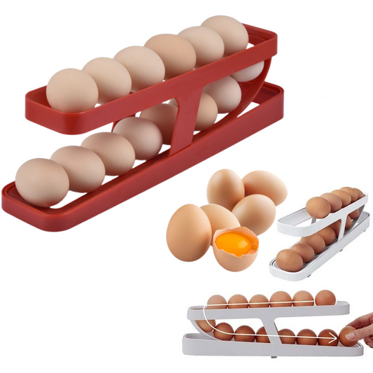 Rolldown Egg Rack Holder